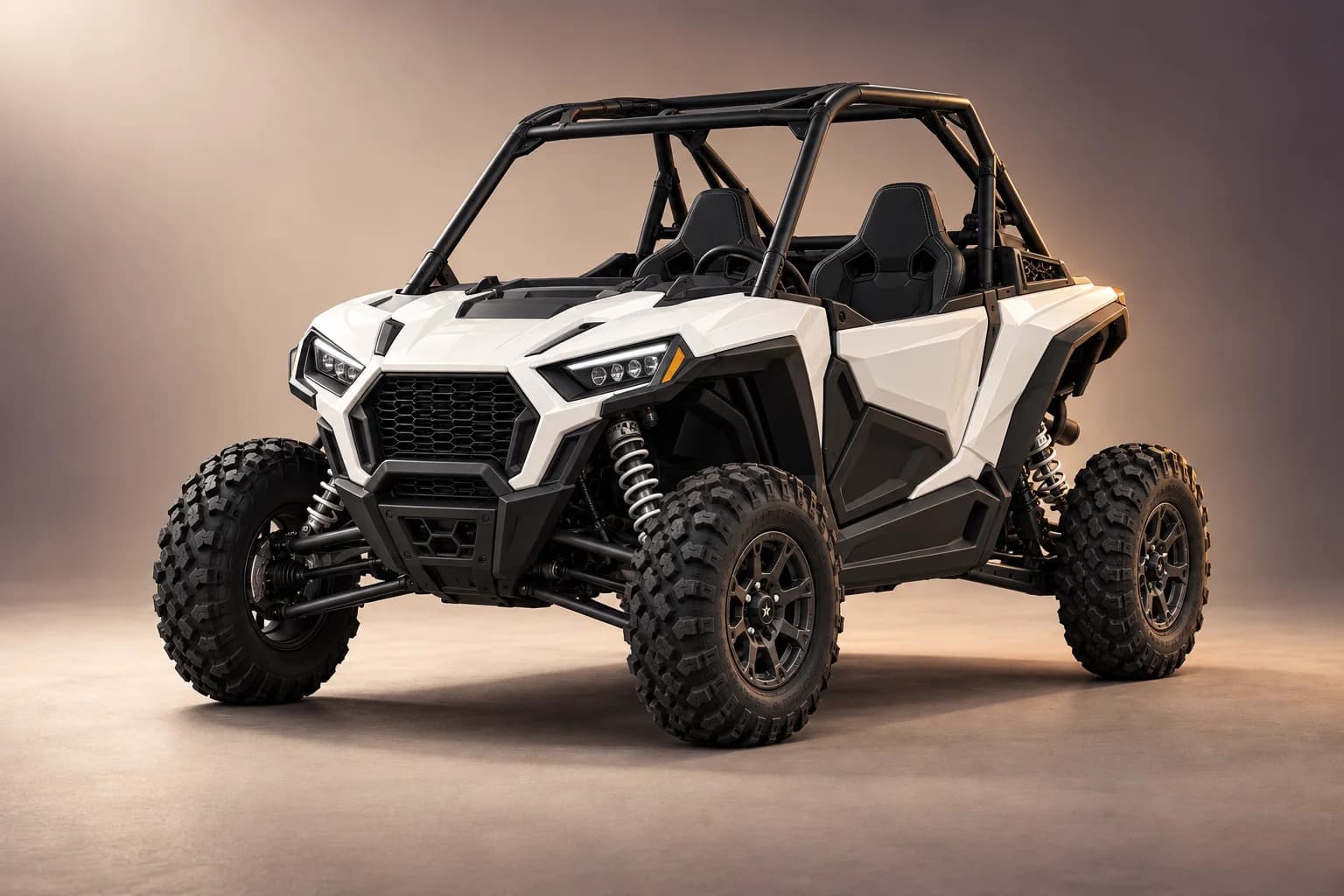 AI-generated studio illustration of the Polaris rzr 1000 model family; actual generation, trim, color and specification require operator confirmation