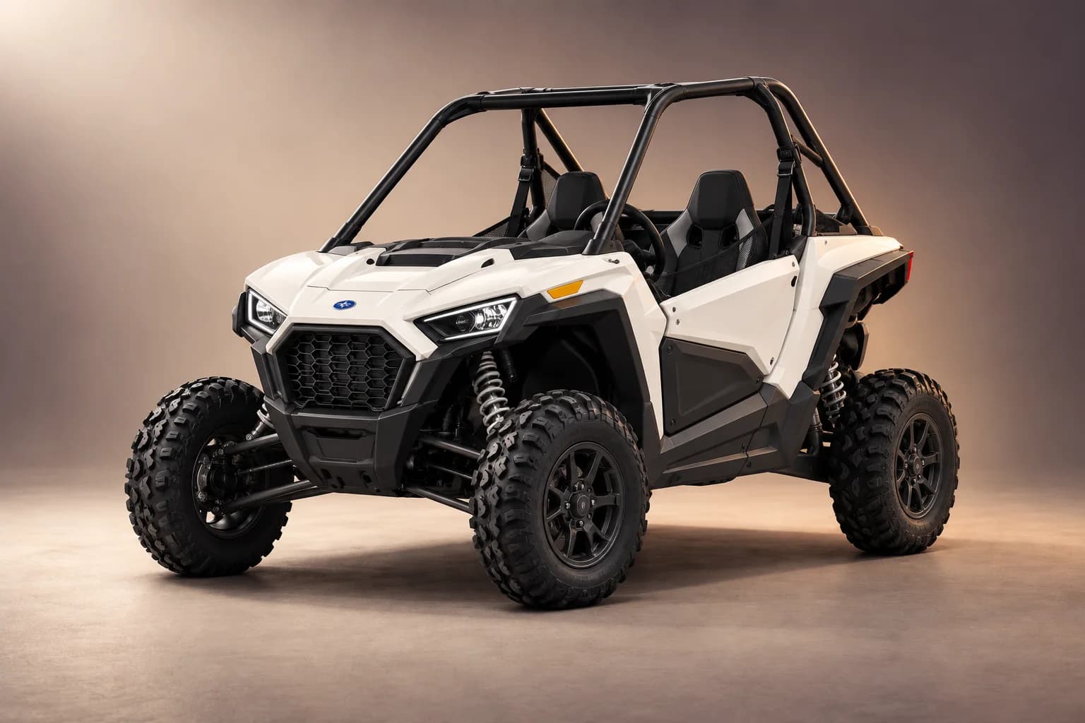 AI-generated studio illustration of the Polaris rzr 600 model family; actual generation, trim, color and specification require operator confirmation
