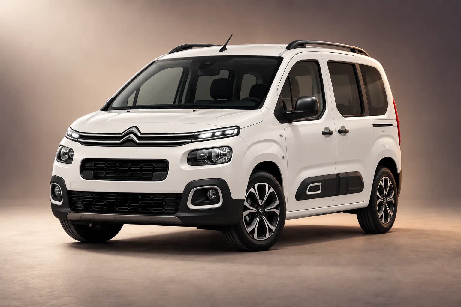 AI-generated studio illustration of the Citroen berlingo model family; actual generation, trim, color and specification require operator confirmation