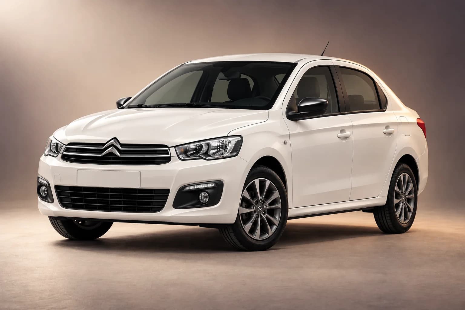 AI-generated studio illustration of the Citroen c elysee model family; actual generation, trim, color and specification require operator confirmation