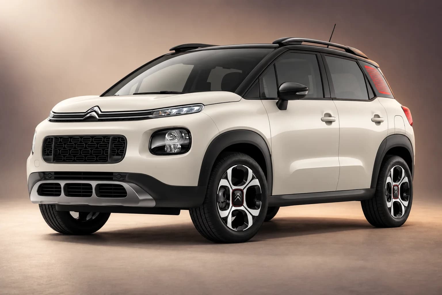 Illustrazione rappresentativa in studio rielaborata con AI della famiglia di modelli Citroen c3 aircross; generazione, allestimento, colore e caratteristiche effettivi richiedono la conferma dell’operatore