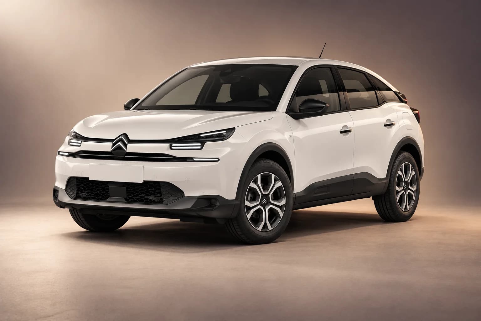 AI-restyled representative studio illustration of the Citroen c4 model family; actual generation, trim, color and specification require operator confirmation