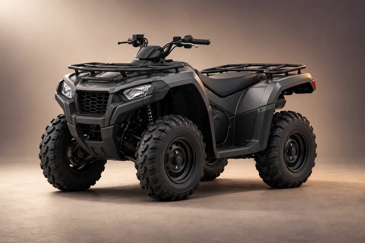 AI-generated studio illustration of the CFMoto cforce 450 model family; actual generation, trim, color and specification require operator confirmation