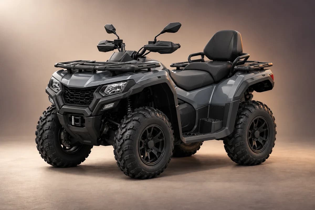 AI-generated studio illustration of the CFMoto cforce 625 eps model family; actual generation, trim, color and specification require operator confirmation