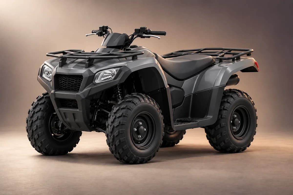 AI-generated studio illustration of the Kymco mxu 450 500 model family; actual generation, trim, color and specification require operator confirmation