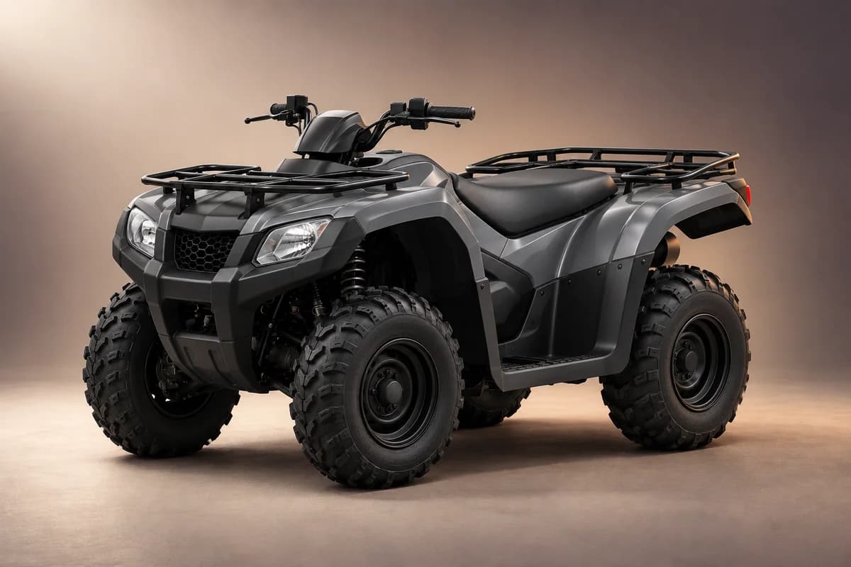 AI-generated studio illustration of the Kymco mxu 450 model family; actual generation, trim, color and specification require operator confirmation