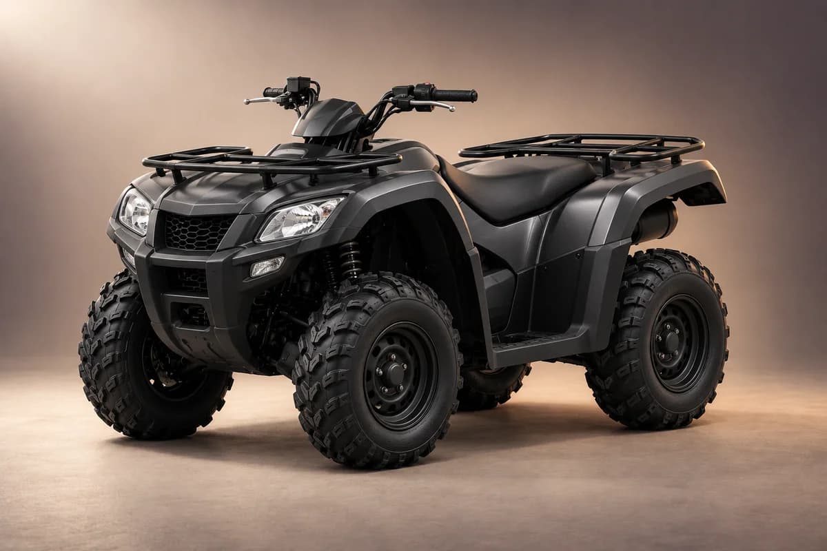 AI-generated studio illustration of the Kymco mxu 550 model family; actual generation, trim, color and specification require operator confirmation