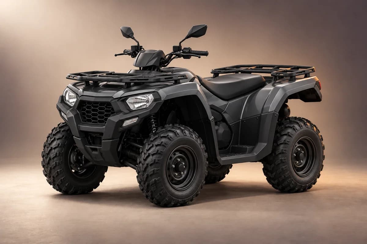 AI-generated studio illustration of the Loncin xwolf 300 model family; actual generation, trim, color and specification require operator confirmation