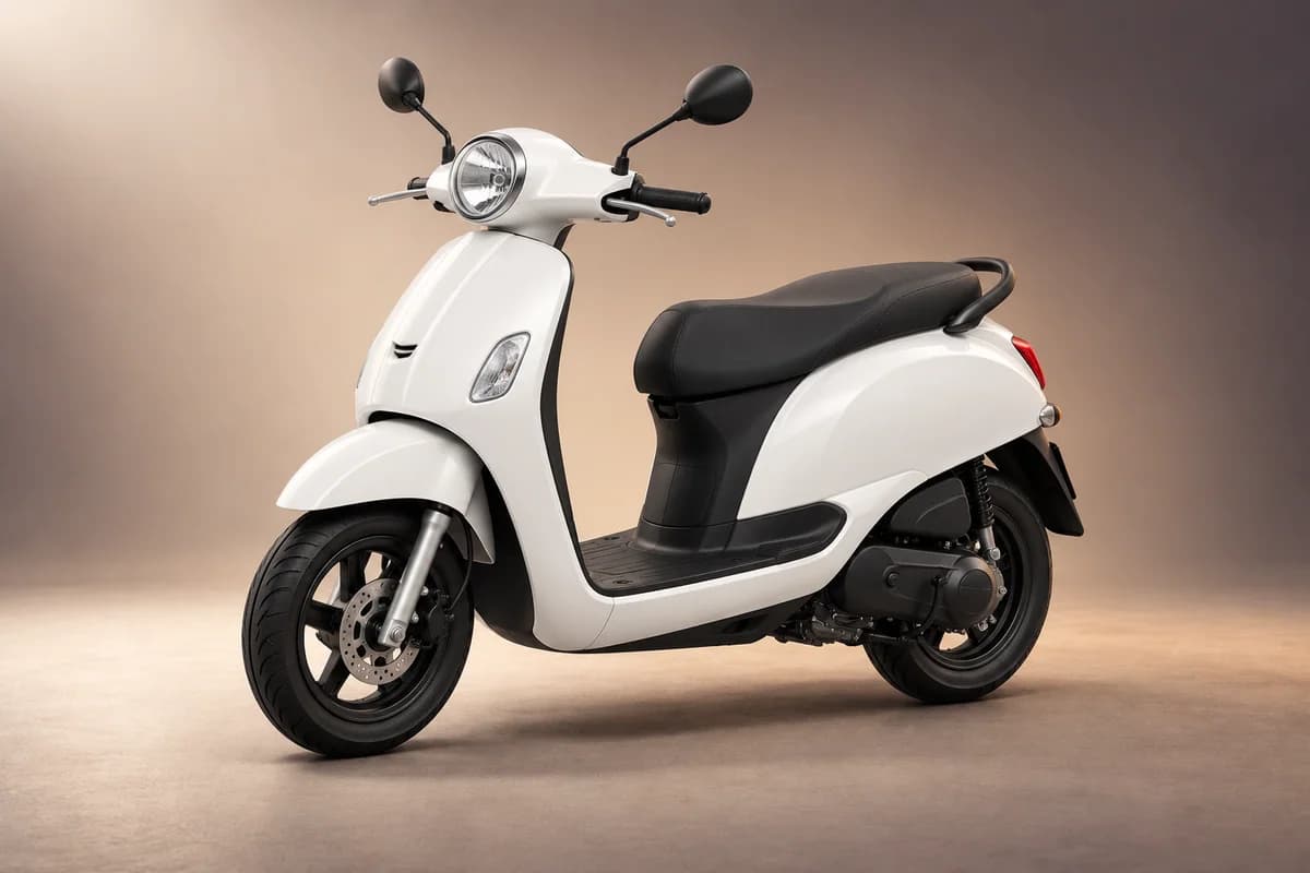 AI-generated studio illustration of the Generic scooter 50 model family; actual generation, trim, color and specification require operator confirmation